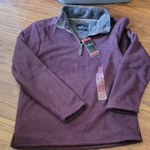 London Fog Charcoal Fleece Jacket